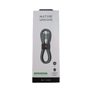 Oo4-O Native Union Belt Cable 4' USB-C to USB-A Cable - Green